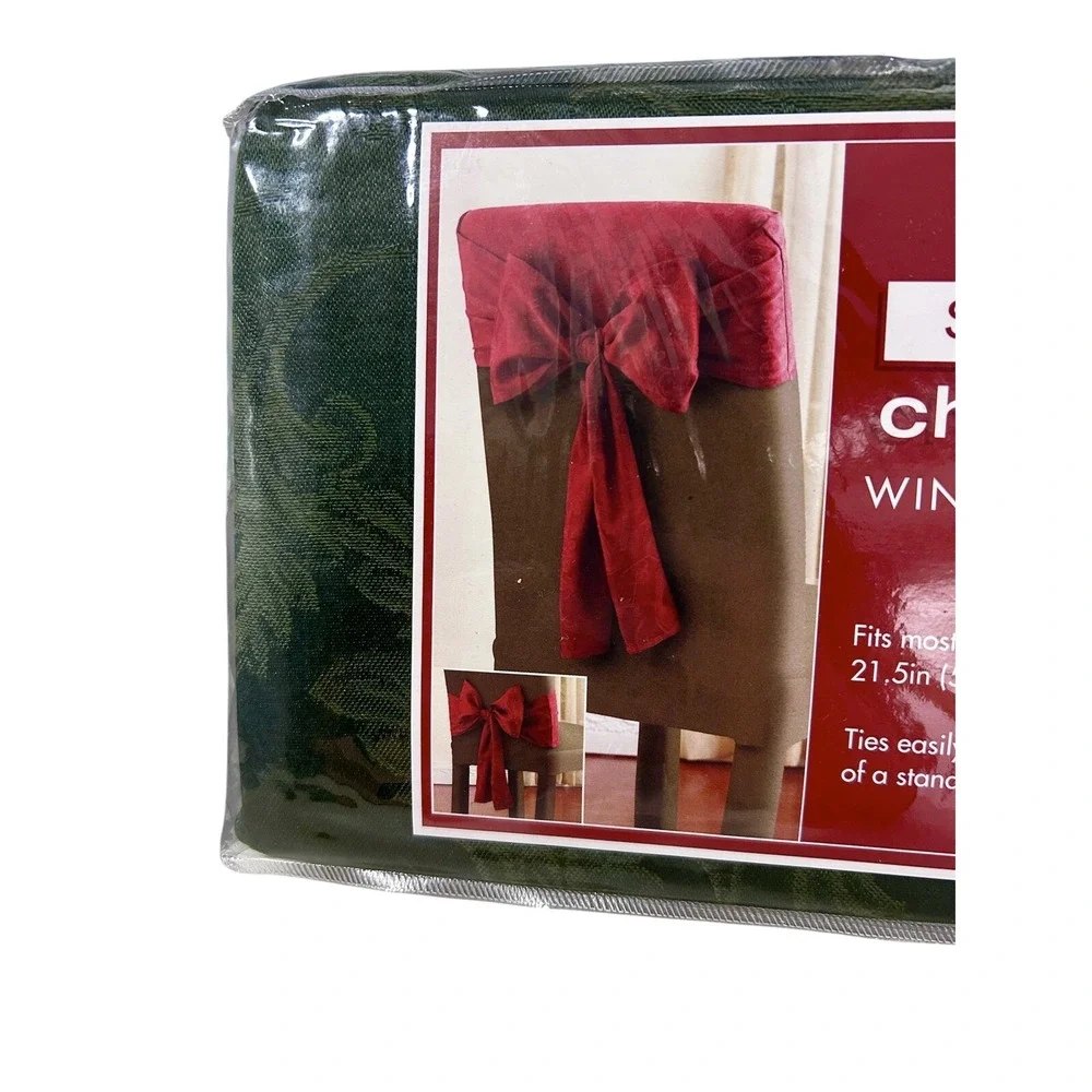 Christmas Bed Bath & Beyond Green Holiday Chair Bows 2 Packs 4‎ Bows Decor